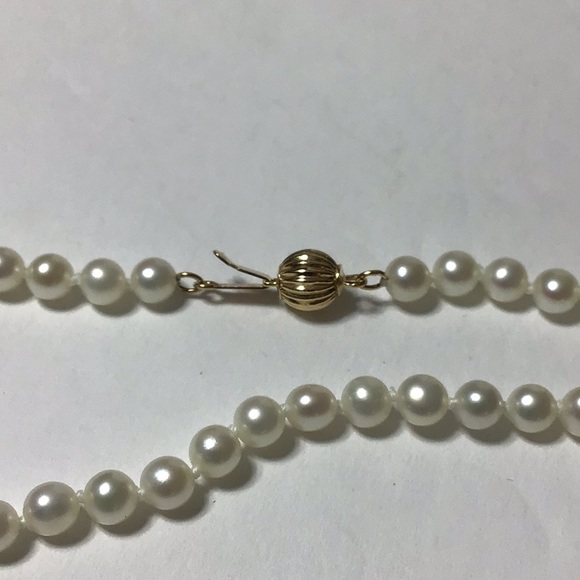 GENUINE PEARL NECKLACE - Picture 4 of 4